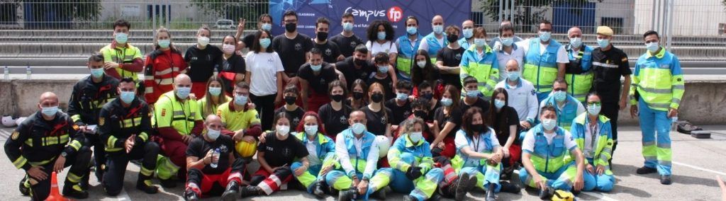 Simulacro de emergencia por bomba con riesgo radiactivo
