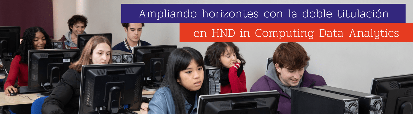 doble titulación en HND in Computing Data Analytics