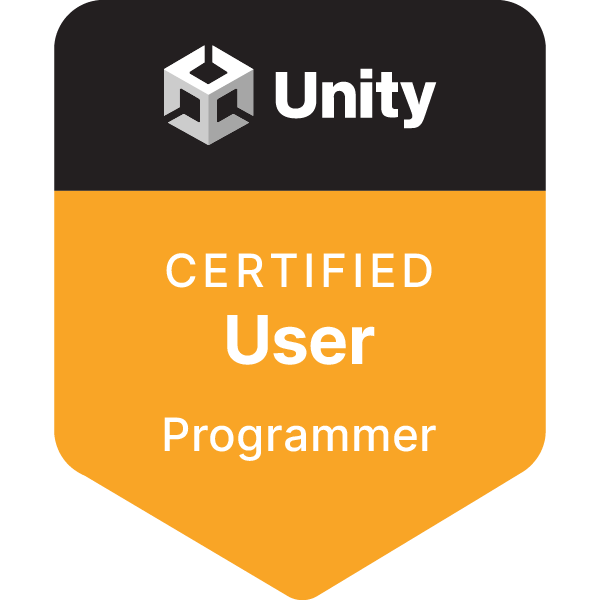 logo Unity Certified User – Programmer logo Unity Certified User – Programmer